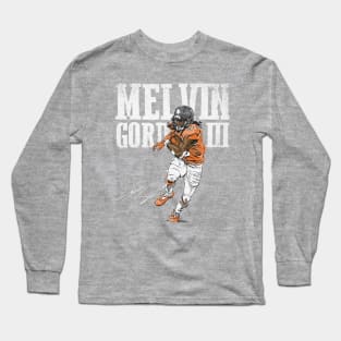 Melvin Gordon III Denver Bold Long Sleeve T-Shirt